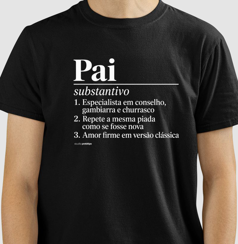 Camiseta Pai — Definição