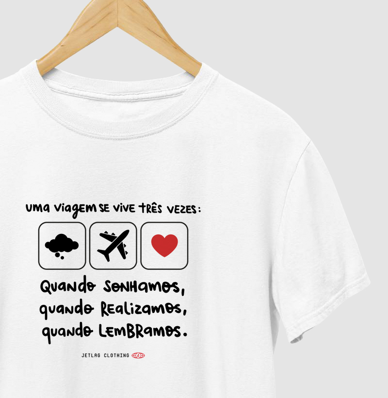 Uma viagem se vive três vezes