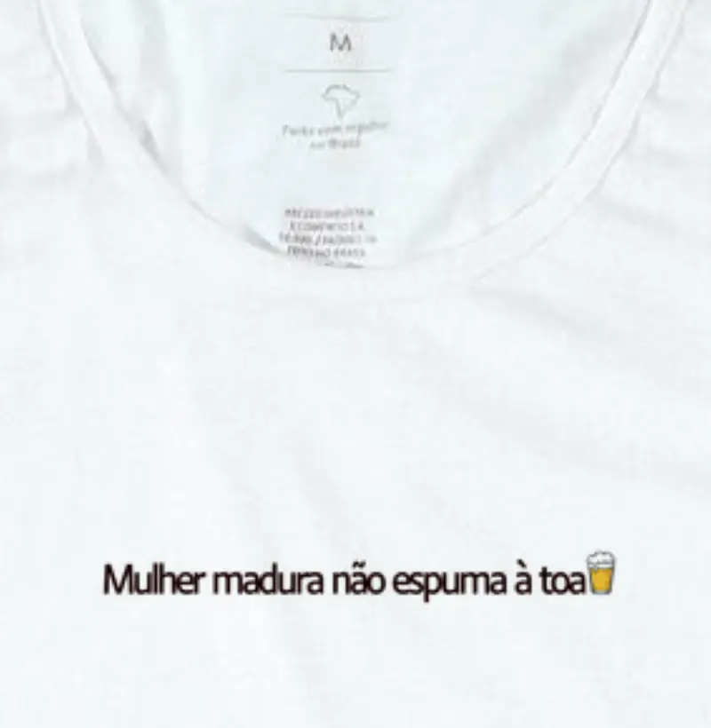 Mulher madura não espuma à toa.