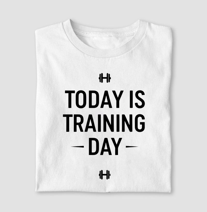 Hoje é dia de treinamento