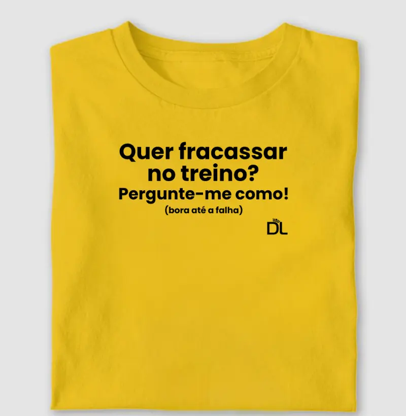 Quer fracassar no treino
