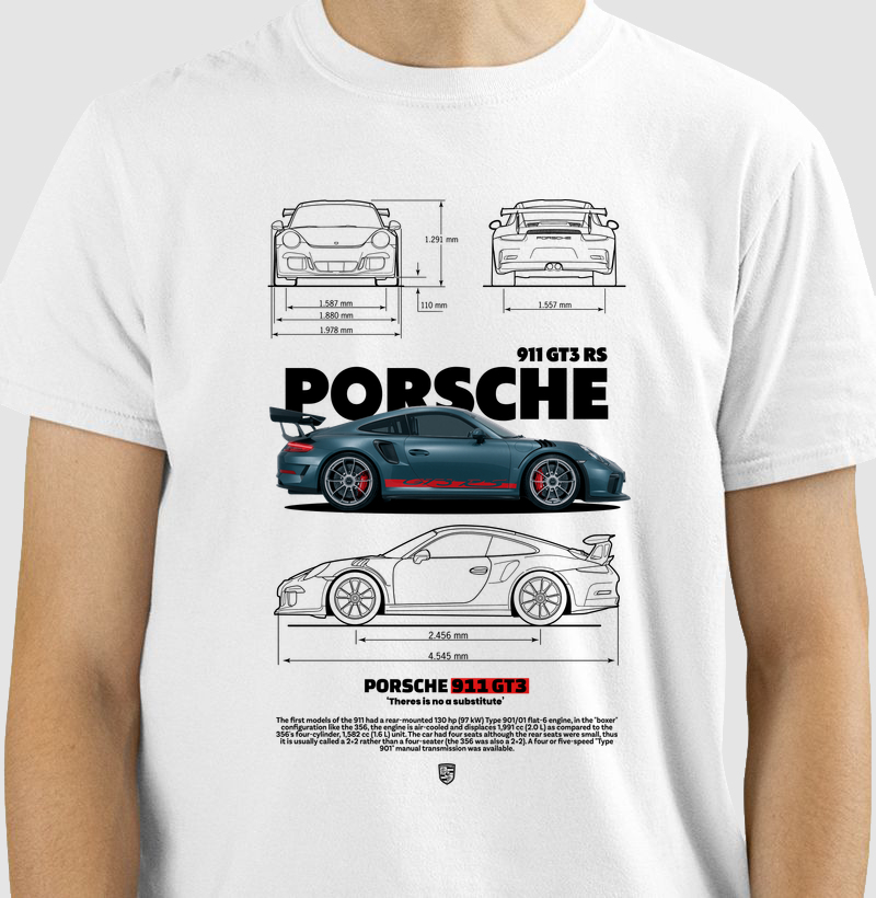 Camiseta Porsche 911