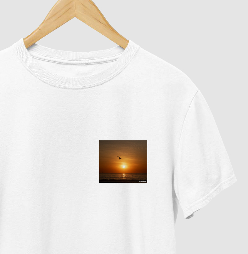 Camiseta Gaivota Sunrise Bolso