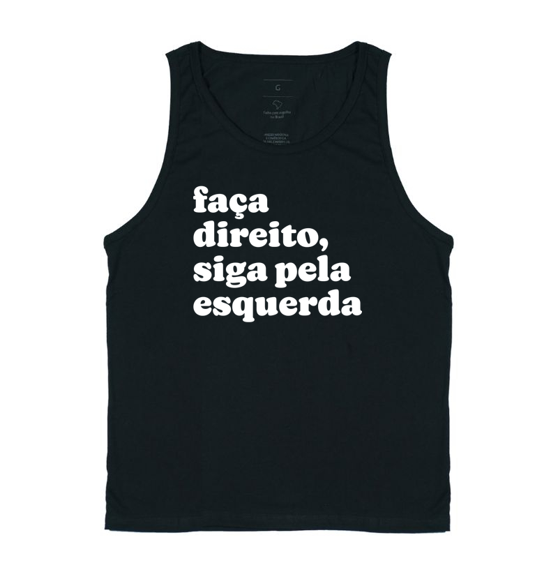 Faça direito, siga pela esquerda - Regata