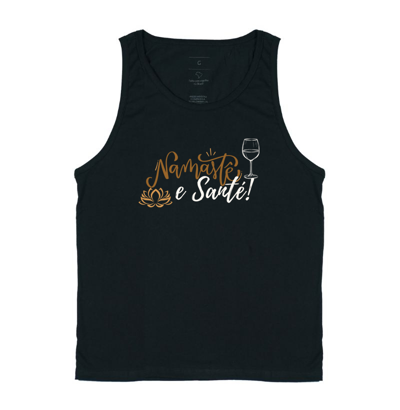 Camiseta Namaste e Sante