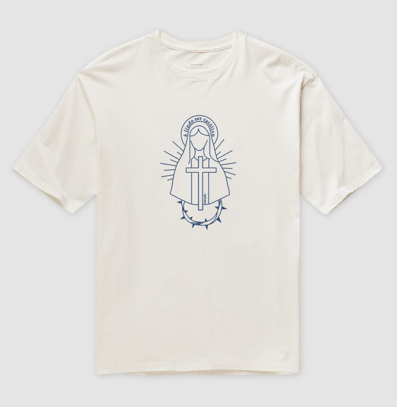 Camiseta Oversized Católico