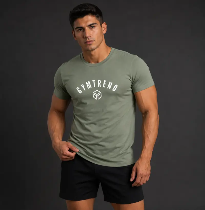 Camiseta Algodão Peruano GYMTRENO – Premium | Conforto, Estilo e Performance
