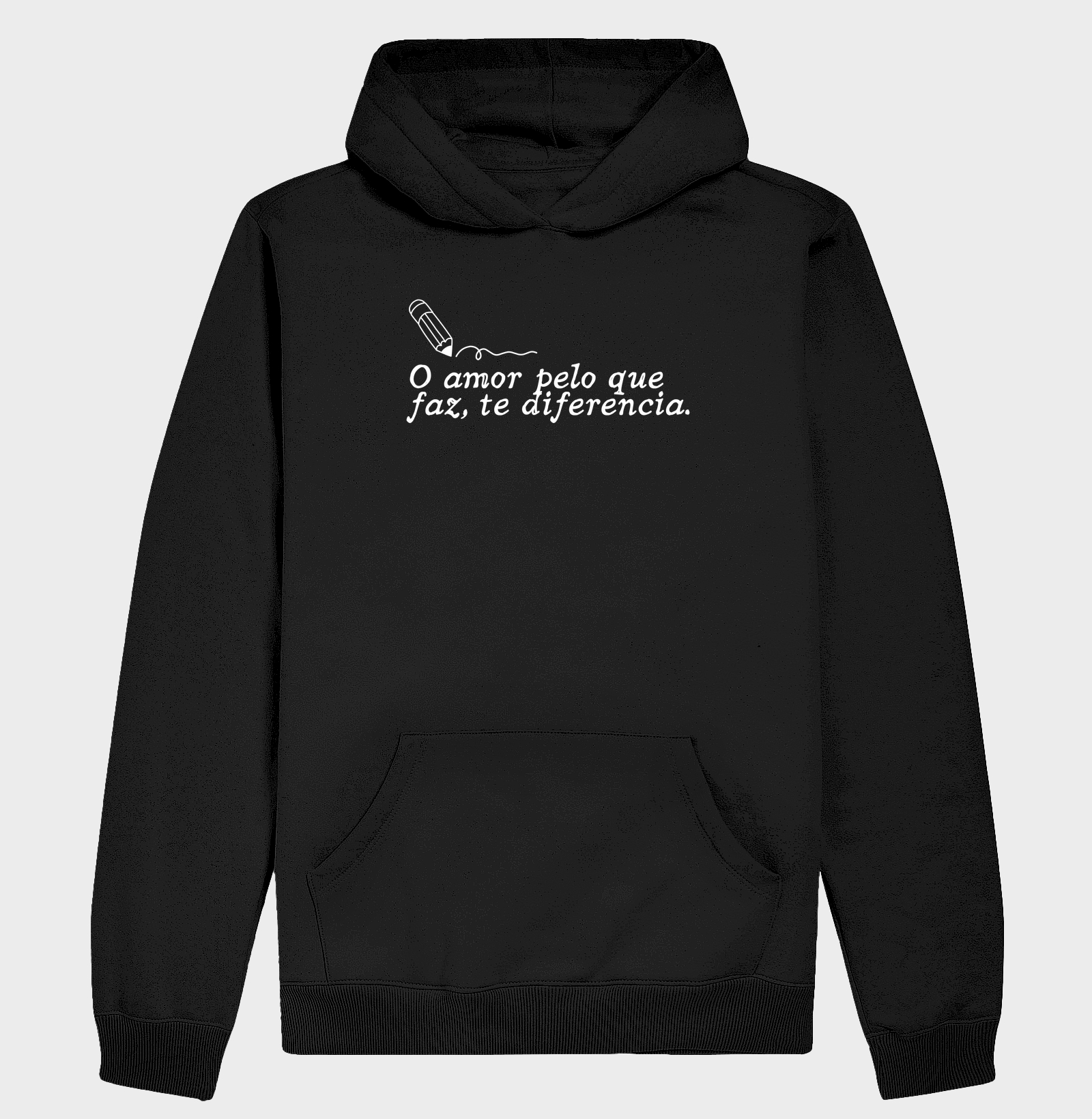 Camiseta O amor pelo que faz, te diferencia.