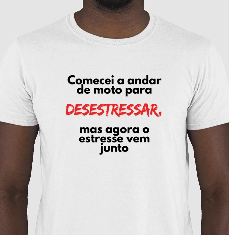 Camiseta Motociclista Desestressar 1