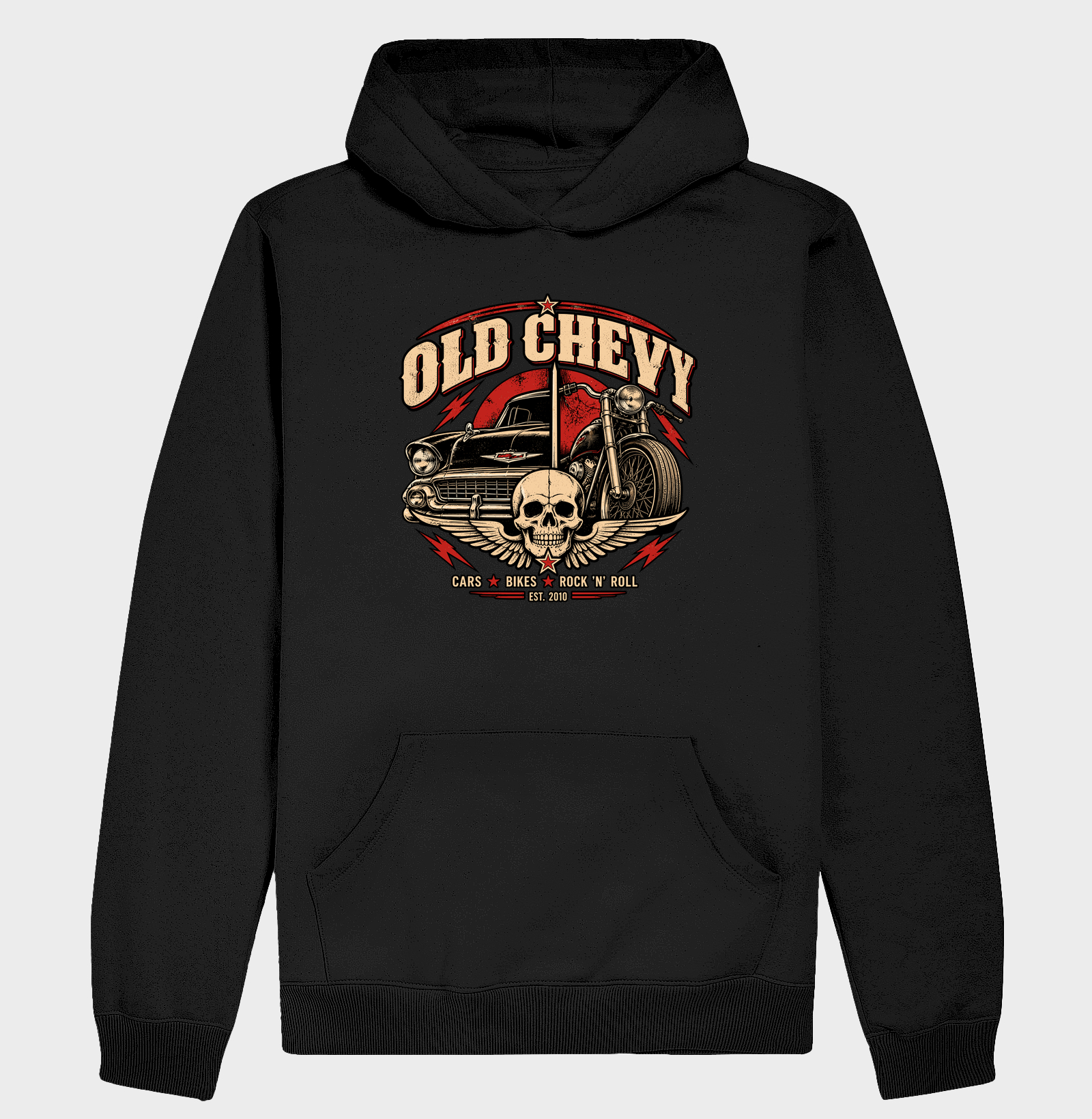 Winged Outlaw | Road Rebels - Old Chevy - Hoodie Moletom
