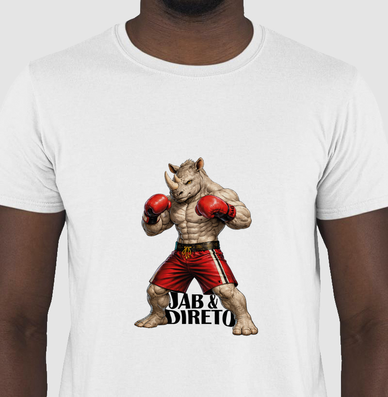 Camiseta Rinoceronte - Jab & Direto