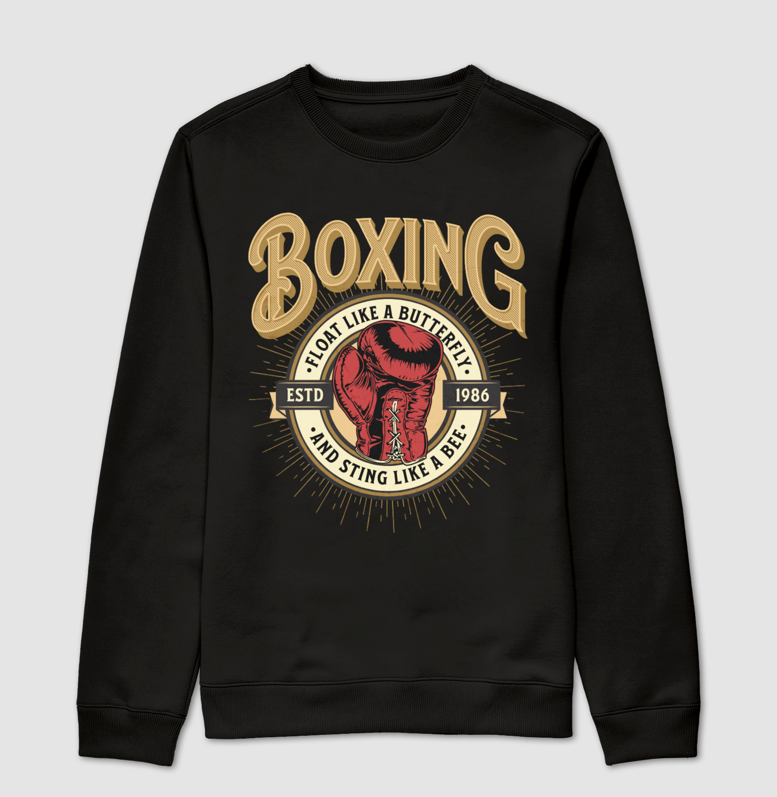 Suéter Moletom Boxing Float and Sting