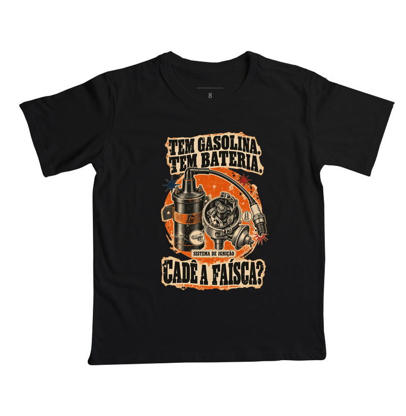 Camiseta Ignição - Camiseta Infantil