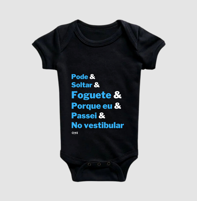 Pode soltar foguete porque eu passei no vestibular