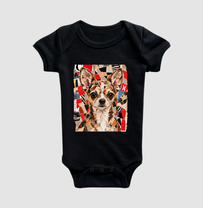 Chihuahua Magazine Collage - Body Infantil