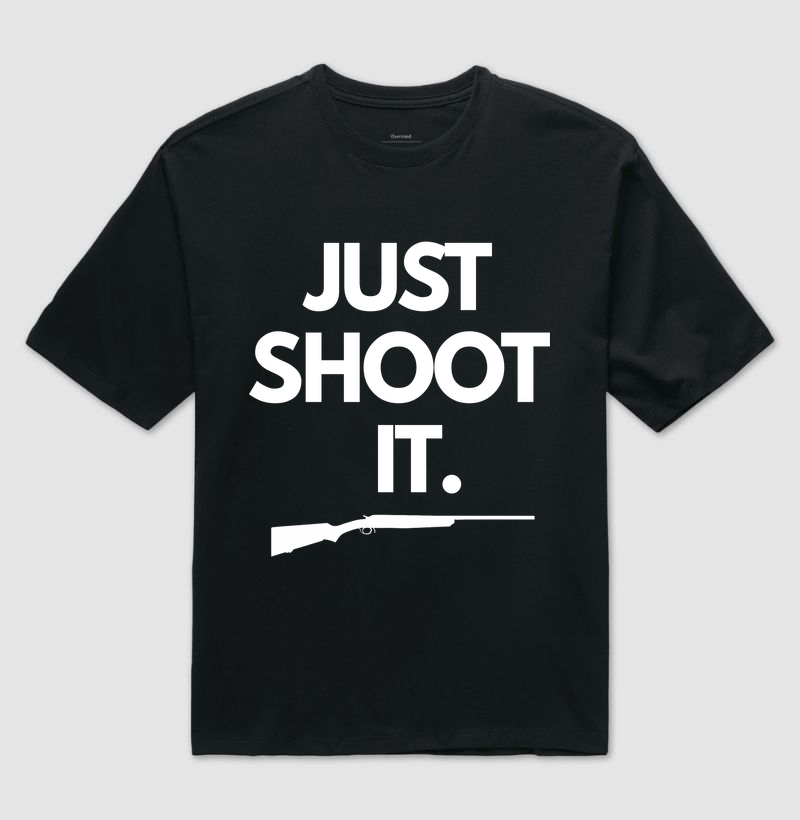 Camiseta Oversized Just Shoot It