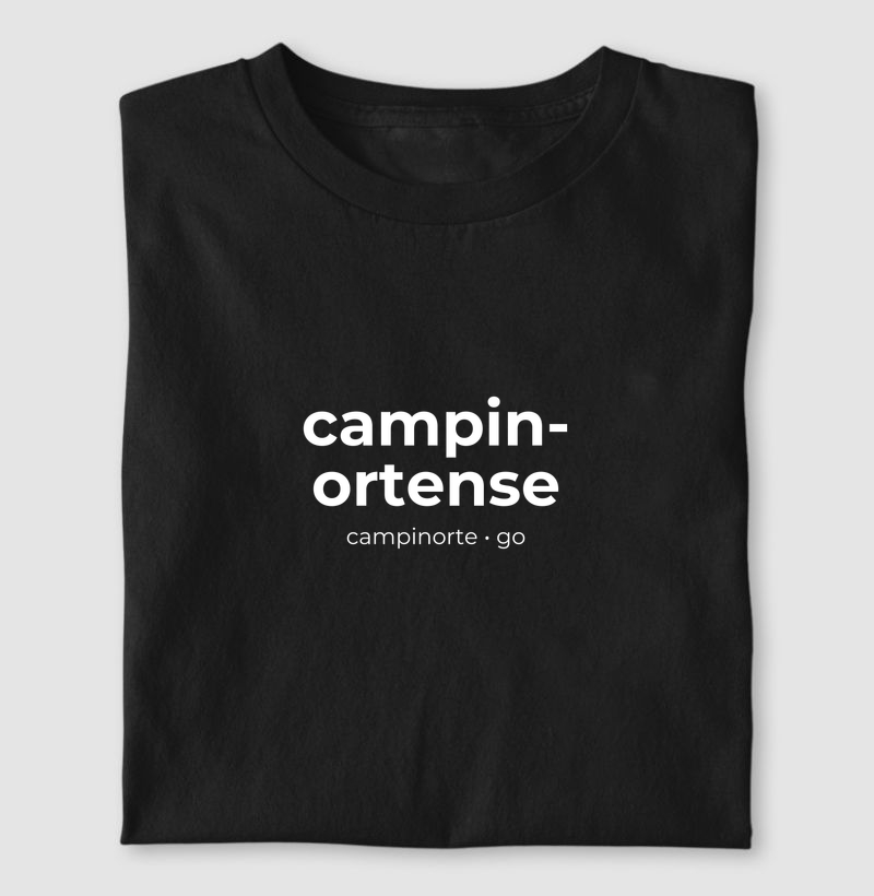 Campinortense | Gentílico GO - Camiseta