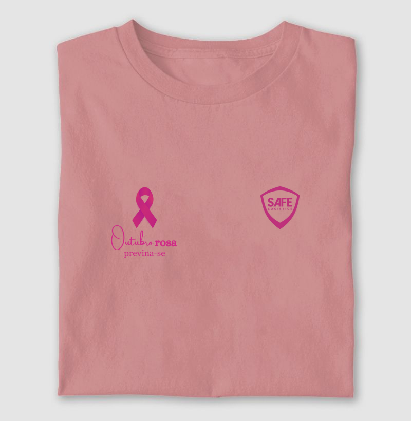 Camiseta Safe Logistics - Outubro Rosa