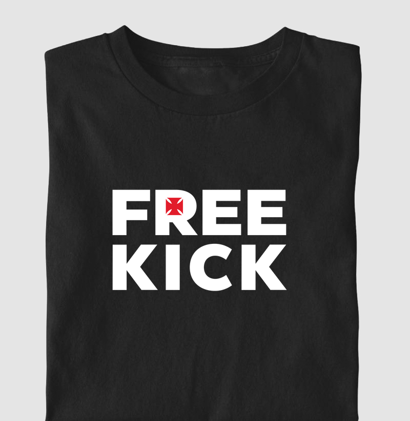 CAMISETA INFANTIL FREE KICK CRUZ VERMELHA