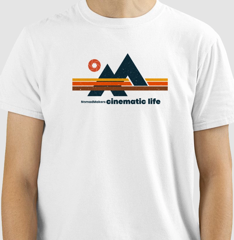 Cinematic Life - Vintage - Camiseta Masculina e Feminina