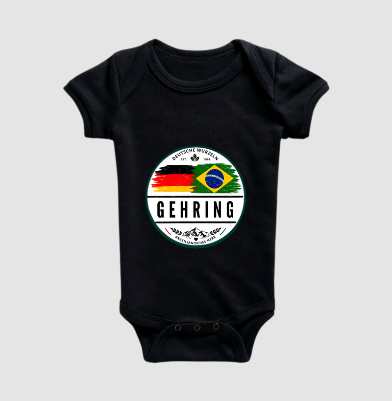 Gehring — Deutsche Wurzeln, Brasilianisches Herz - Body Infantil