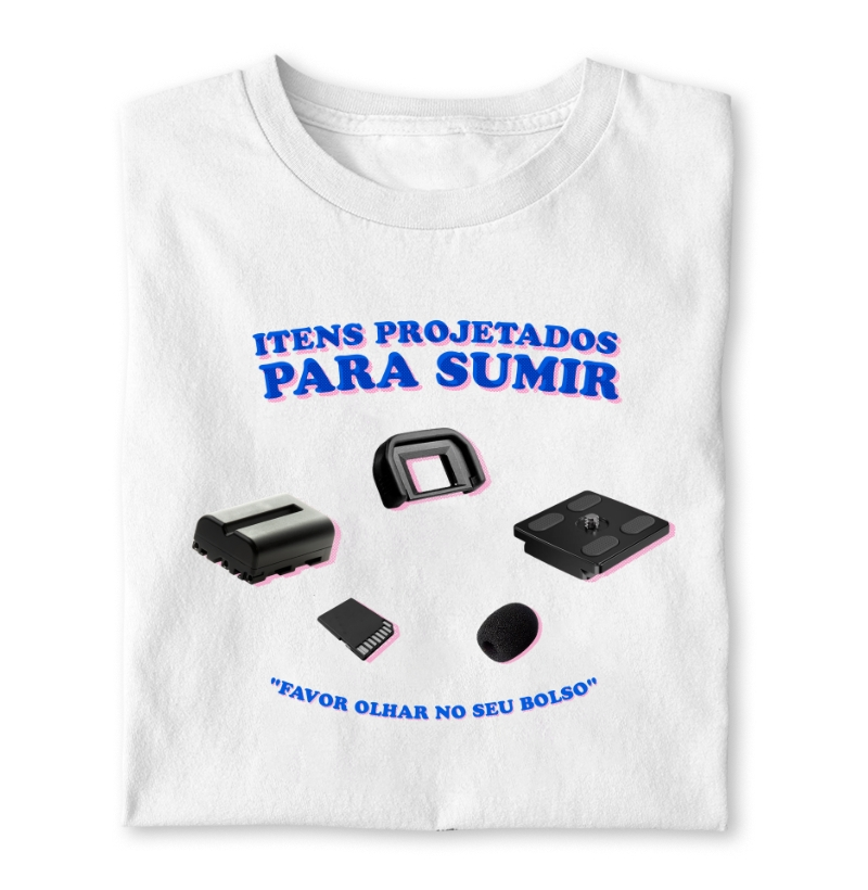 Itens projetados para sumir