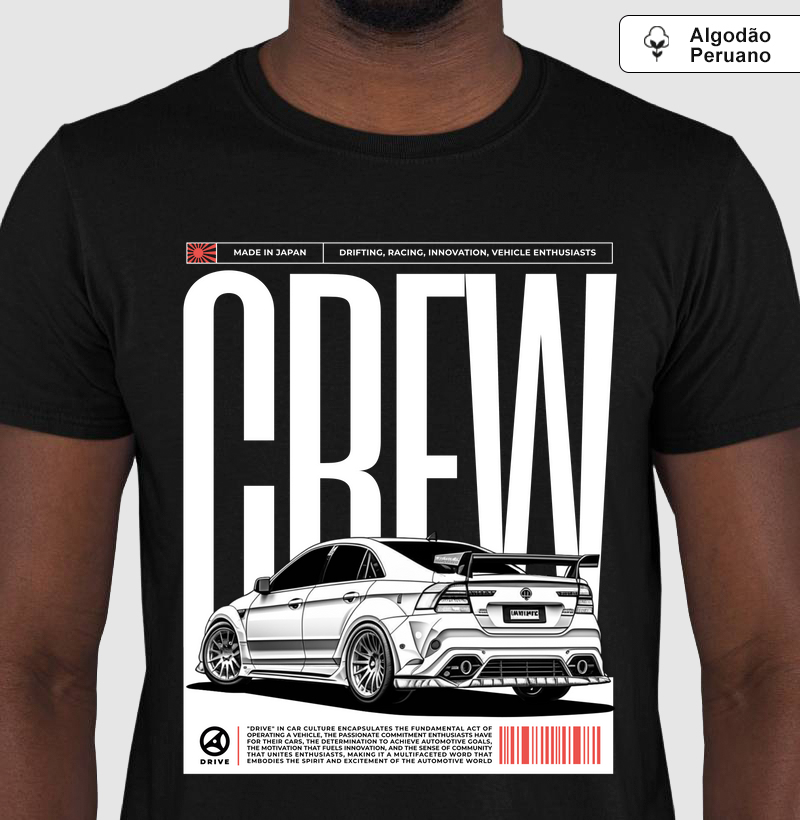 Camiseta Algodão Peruano - D.R.I.V.E