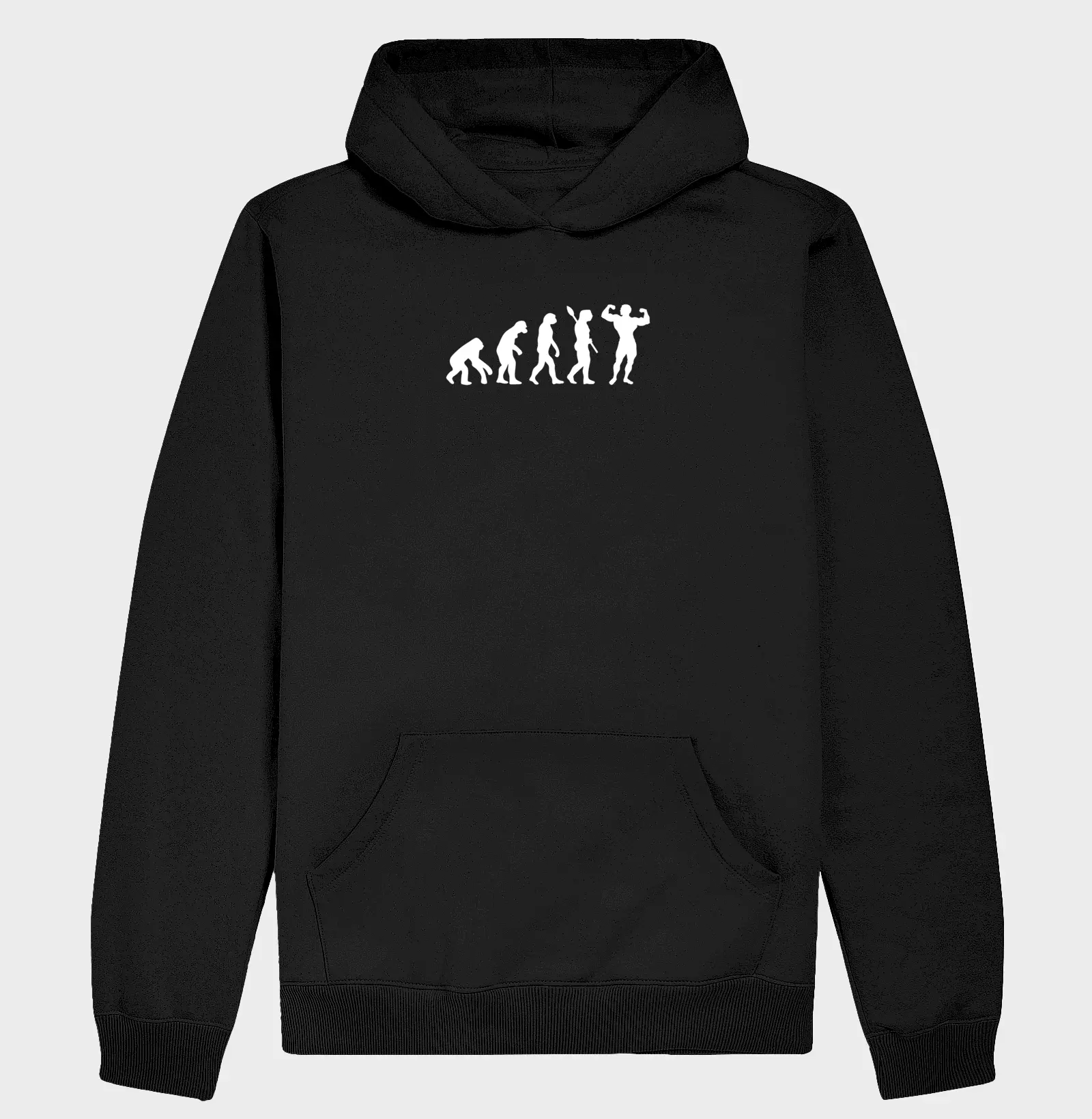 Hoodie Moletom Slim Evolução do Homem