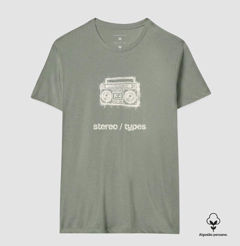 Boombox · Carvão · Traço Claro · STEREO TYPES