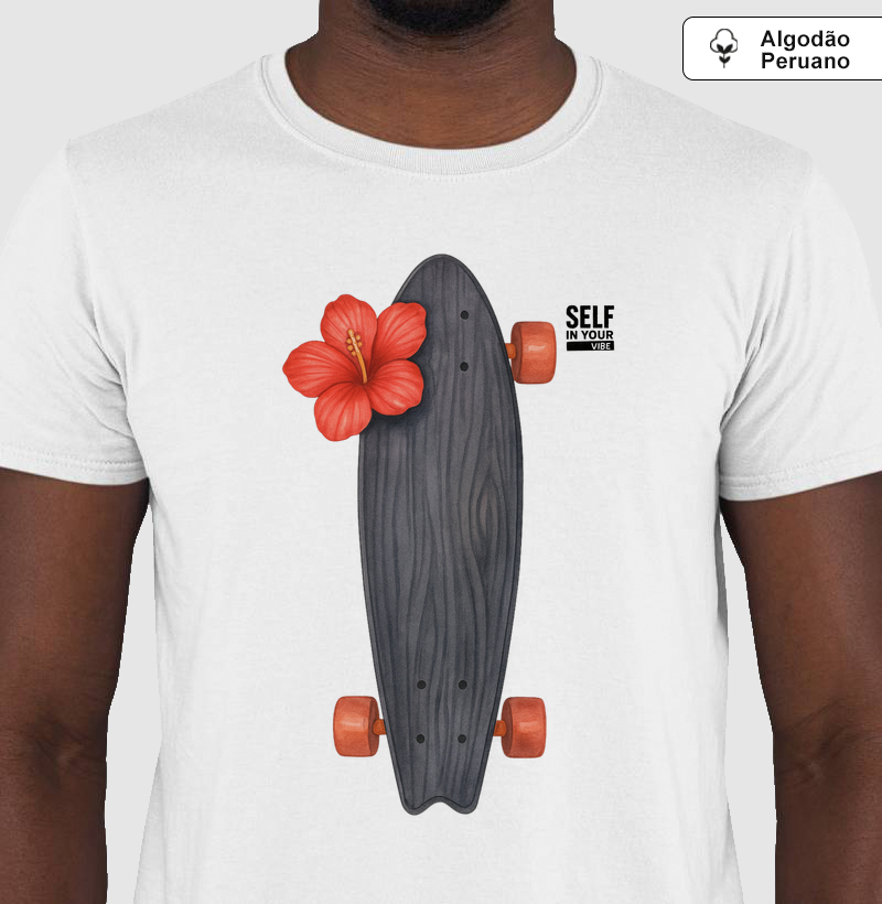HIBISCO CRUISER - Camiseta Algodão Peruano