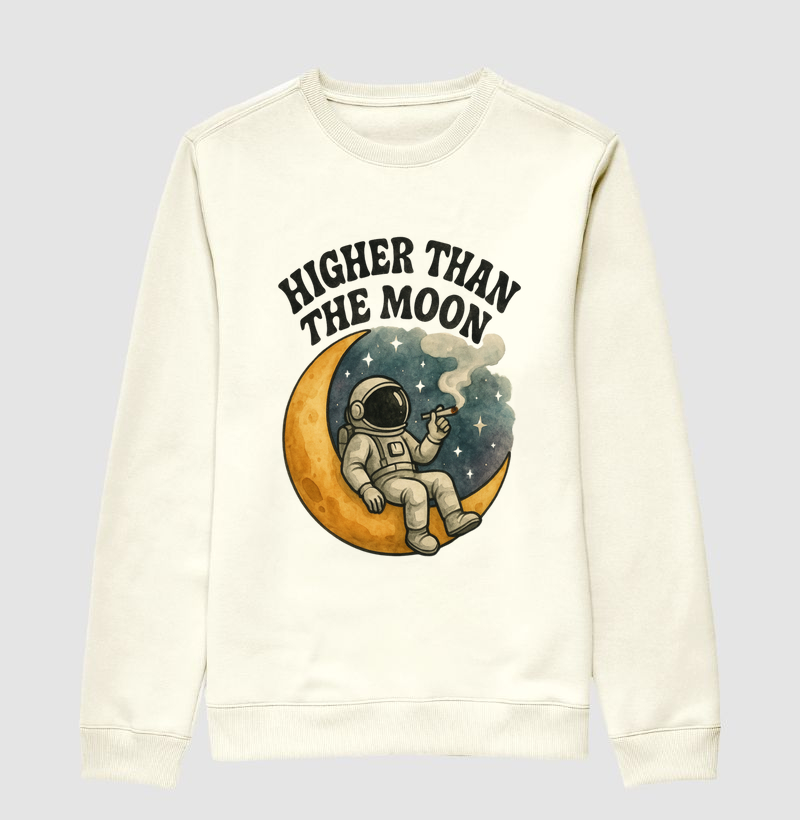 Suéter moletom - Higher Than The Moon