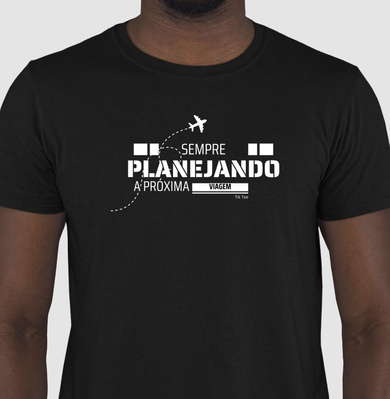Sempre planejando a próxima viagem