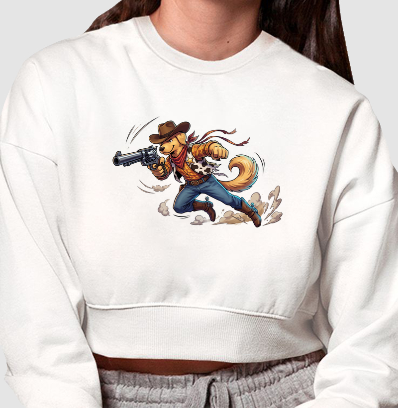 Cropped Moletom Golden Faroeste