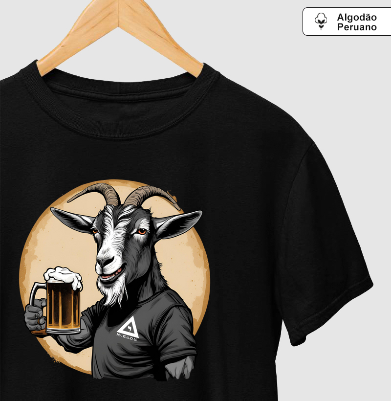 Camiseta Algodão Peruano Bode Cervejeiro 1 - Mr. GADU
