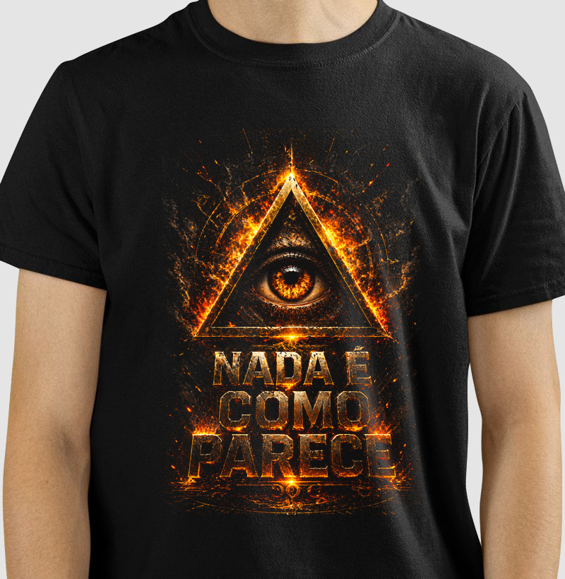 Camiseta Nada é como Parece