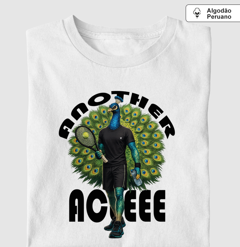 Camiseta Pavão Tenista - Another Aceeee