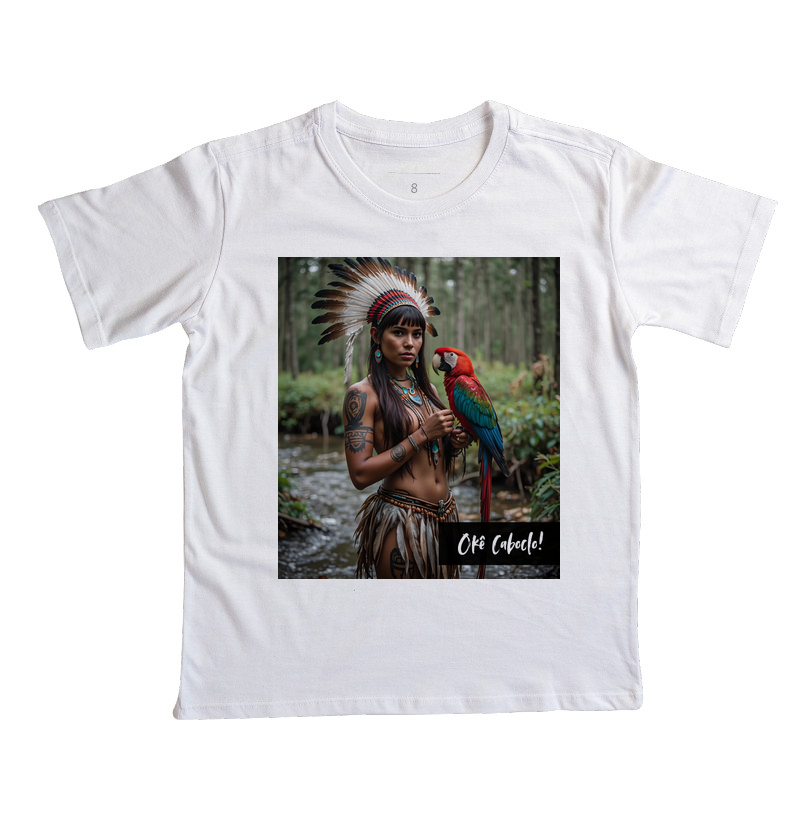 Camiseta Infantil - Cabocla - Imagem 1
