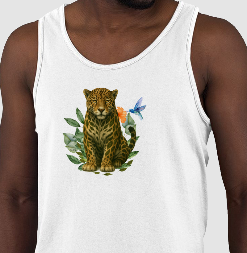 Onça Pintada Folhas