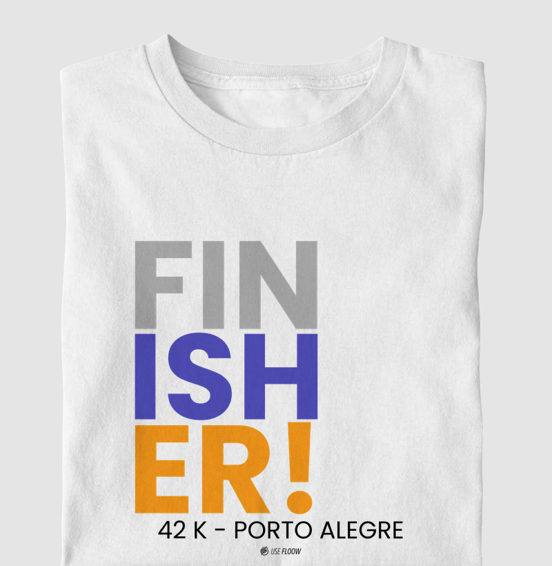 Camiseta Maratona - Finisher 42 K Porto Alegre