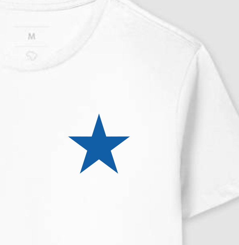 Camiseta Estrela Azul