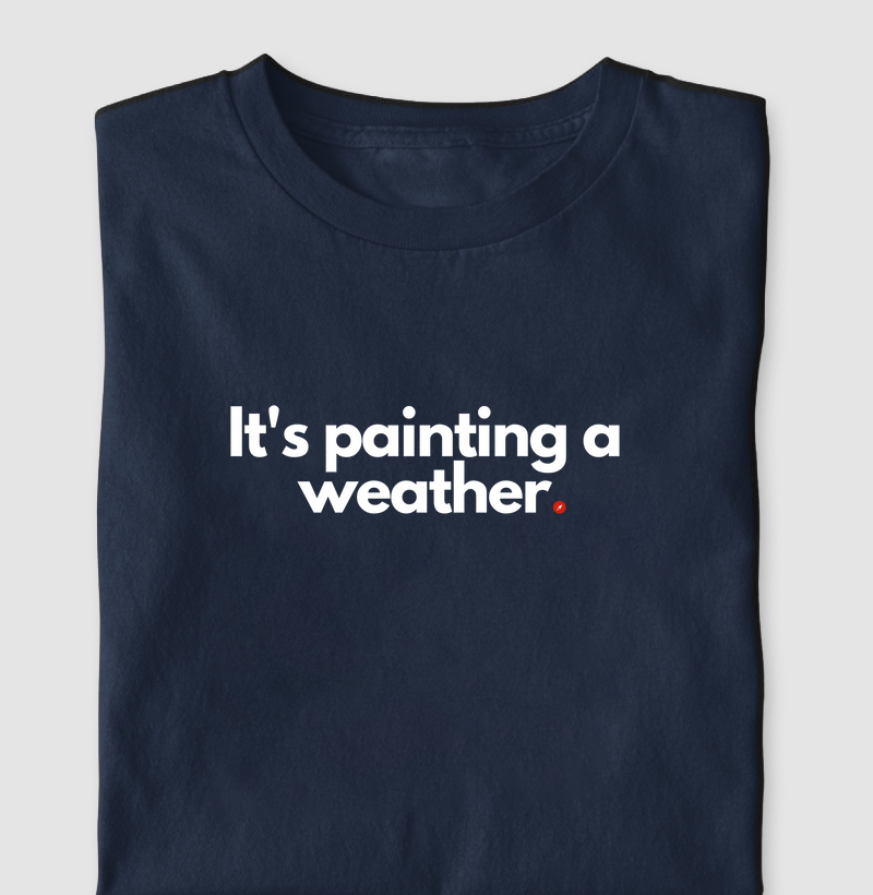 It's painting a weather | Tá pintando um clima