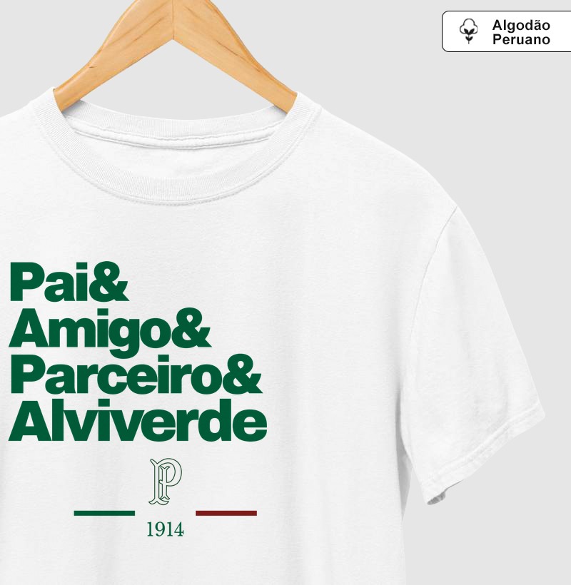 Pai, amigo, parceiro e Alviverde.