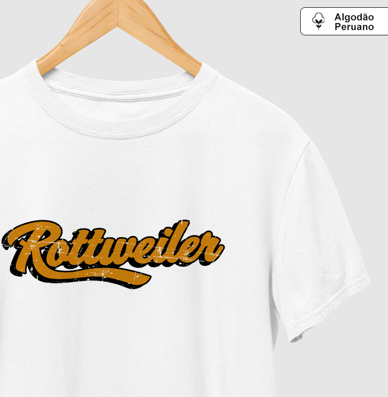 Rottweiler Texto Laranja