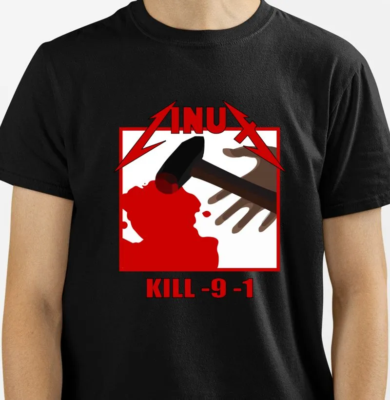 Camiseta Linux kill all process v2