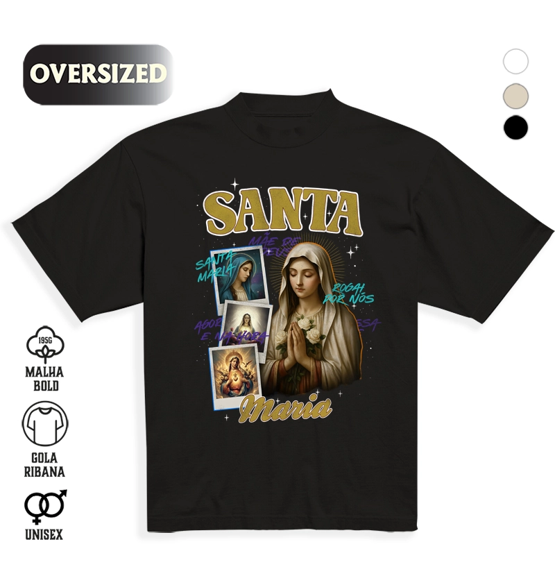 Camiseta Oversized Santa Maria