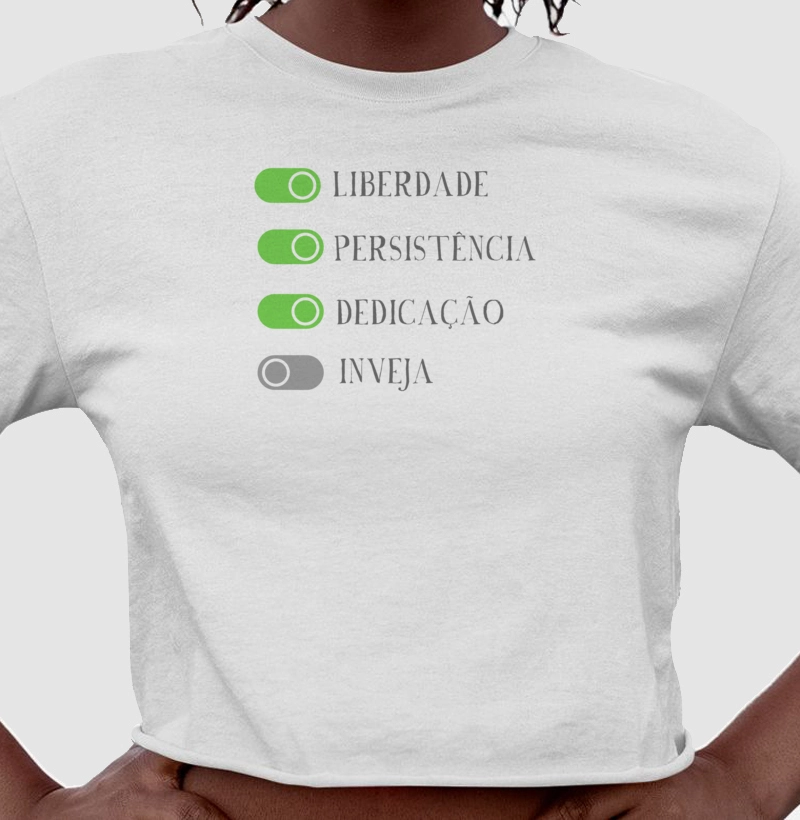 Camiseta Cropped ON x OFF