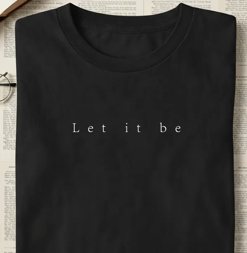 Camiseta - Let it be