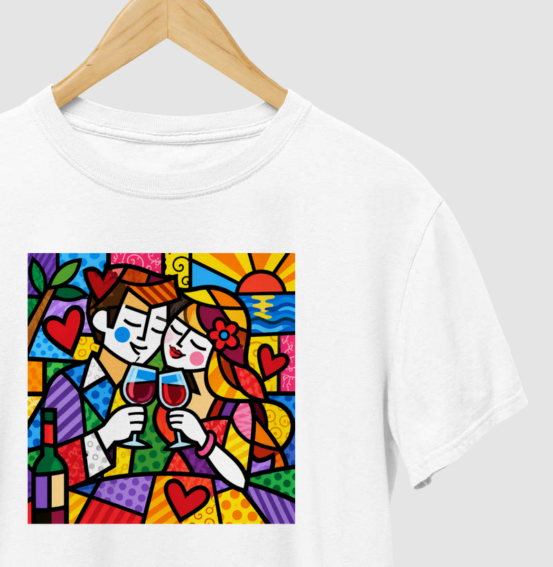 Casal em Pop Art