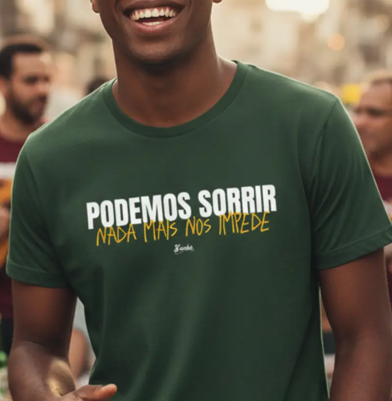 Podemos sorrir, nada mais nos impede
