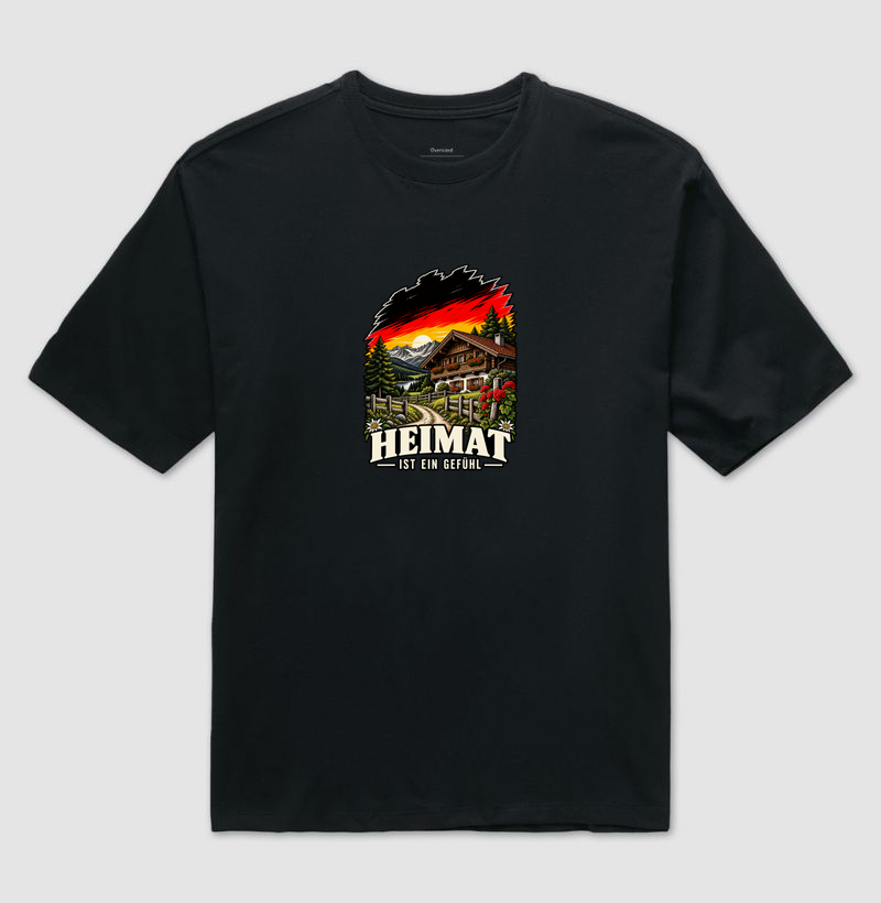 Heimat ist ein Gefühl - Camiseta Oversized